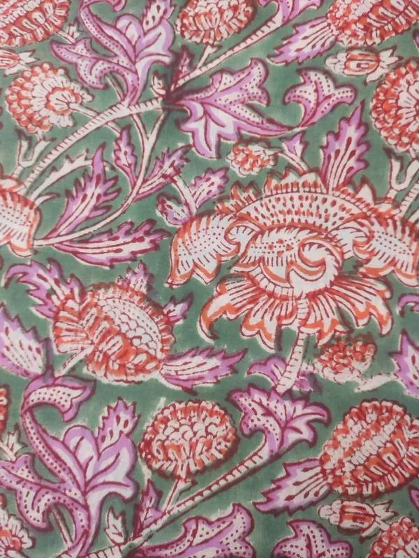 Floral_Mughal_Print_Cotton_Fabric:_Hand_Block_Design,_44_Inches_Wide