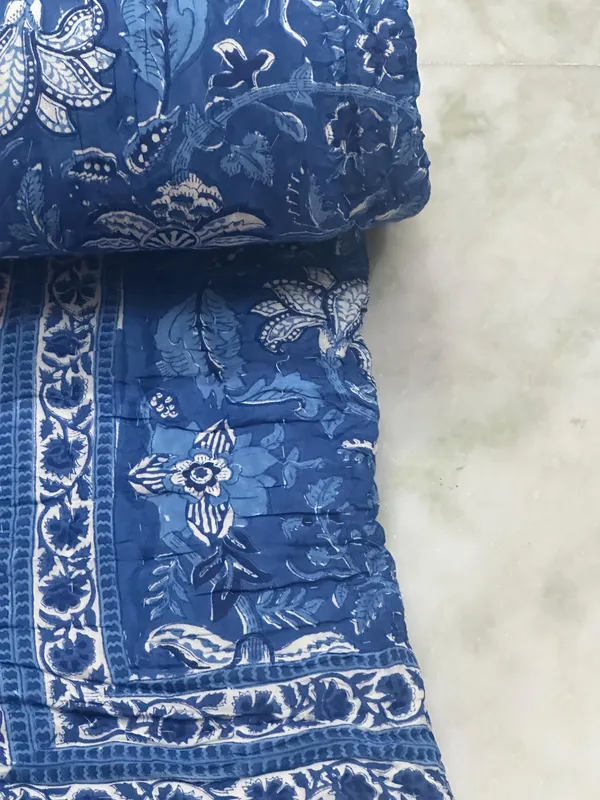 Hand_Block_Print_Cotton_Quilt:_Reversible_Indian_Artisan_Quilt