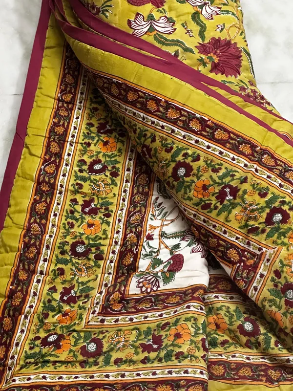 Hand_Block_Print_Cotton_Quilt:_Reversible_Indian_Artisan_Quilt