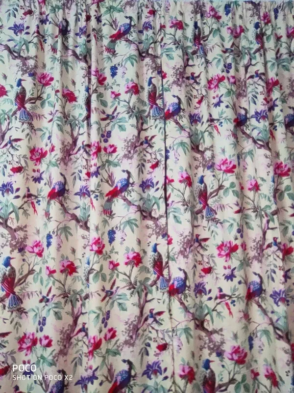Bird_Of_Paradise_Cotton_Curtain_Panels:_Tropical_Boho_Drapes_(Set_Of_2)