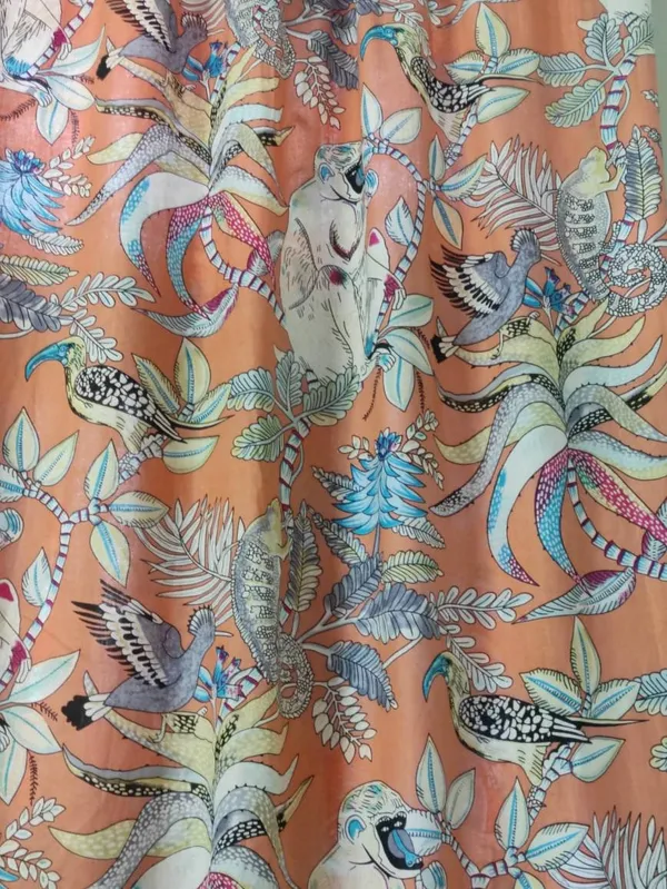 Tropical_Monkey_Print_Cotton_Curtain_Set:_Boho_Semi_Sheer_Drapes