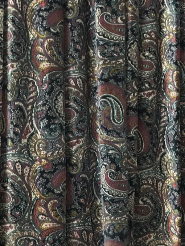 Vintage_Style_Black_Cotton_Velvet_Curtain:_Traditional_Paisley_Print_Drapes