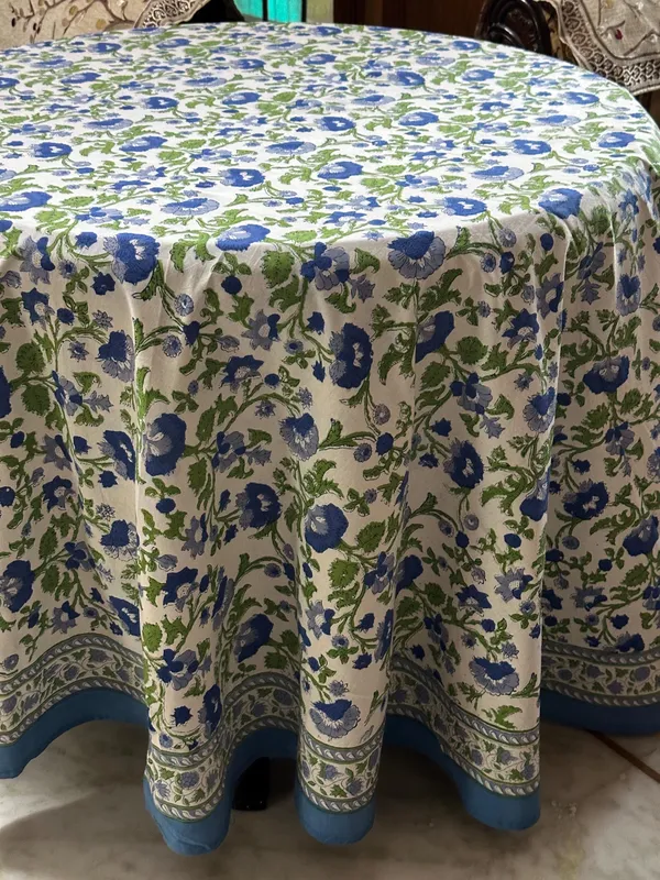 Hand_Block_Print_Round_Tablecloth:_Floral_8-Seater_Table_Wear