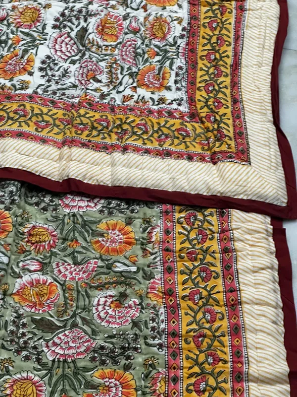 Hand_Block_Print_Cotton_Quilt:_Reversible_Indian_Artisan_Quilt