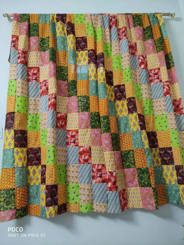 Patchwork_Curtain_Set:_Hand_Printed_Block_Print_With_Blackout_Lining
