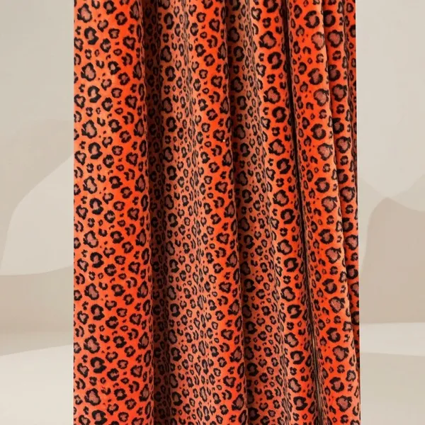 Leopard_Print_Velvet_Curtain:_Rust_Color_Boho_Drapes