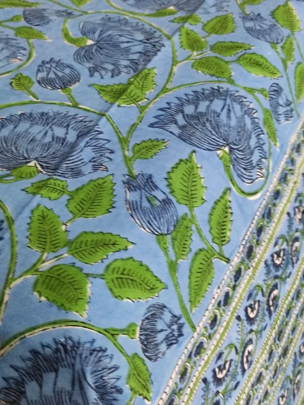 Indian_Floral_Print_Tablecloth:_Hand_Block_Cotton_Table_Cover_(60X90)