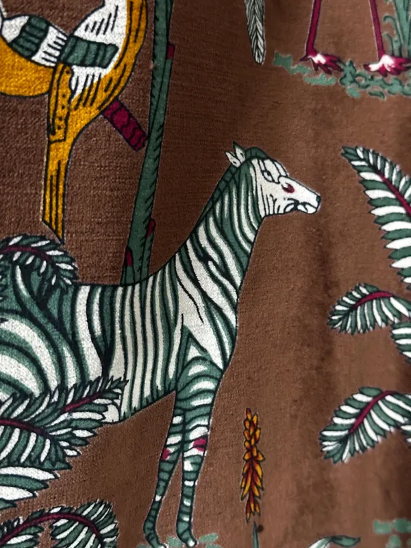 Velvet_Forest_Print_Curtain:_Chocolate_Brown_Boho_Drapes_-_Custom_Size