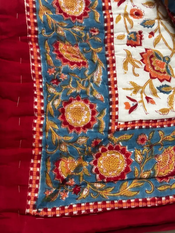 Hand_Block_Print_Cotton_Quilt:_Reversible_Indian_Artisan_Quilt
