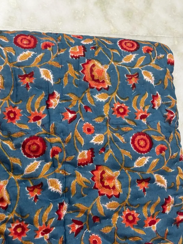 Hand_Block_Print_Cotton_Quilt:_Reversible_Indian_Artisan_Quilt