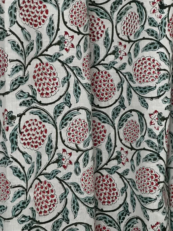Hand_Block_Printed_Floral_Cotton_Curtains,_Bohemian_Farmhouse_Drapes,_Set_Of_2
