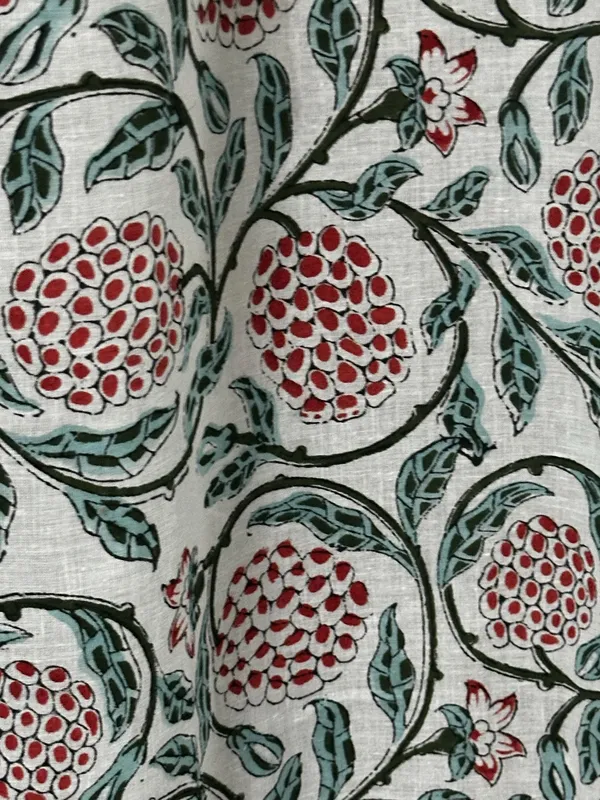 Hand_Block_Printed_Floral_Cotton_Curtains,_Bohemian_Farmhouse_Drapes,_Set_Of_2