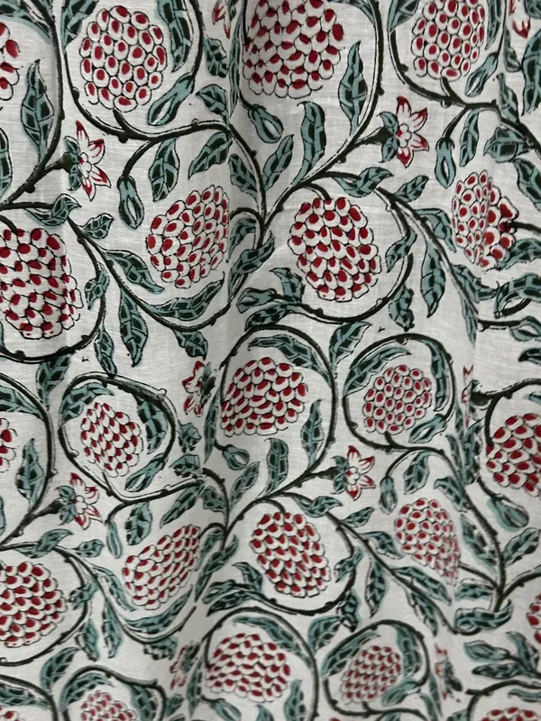 Hand_Block_Printed_Floral_Cotton_Curtains,_Bohemian_Farmhouse_Drapes,_Set_Of_2