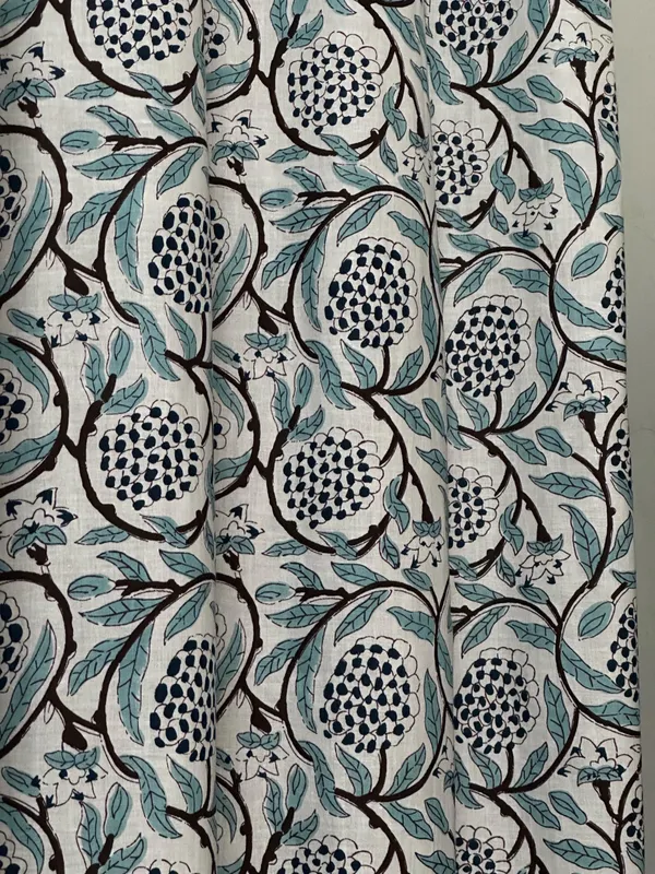 Hand_Block_Printed_Floral_Cotton_Curtains,_Bohemian_Farmhouse_Drapes,_Set_Of_2