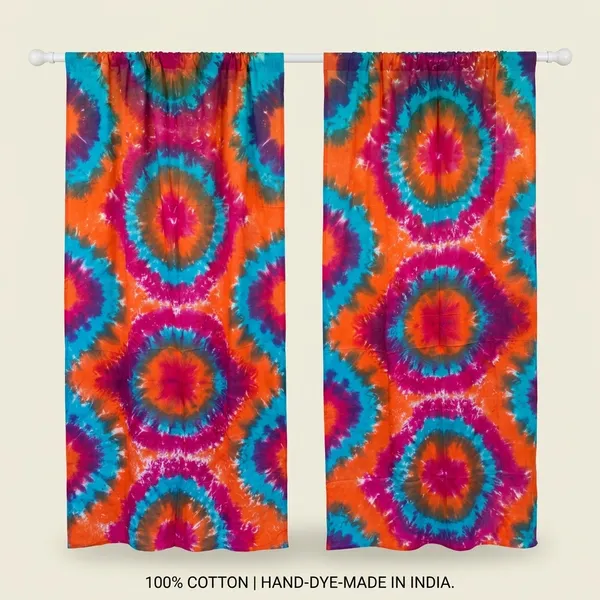 Handmade_Shibori_Tie_Dye_Cotton_Curtains:_Boho_Home_Decor,_Set_Of_2
