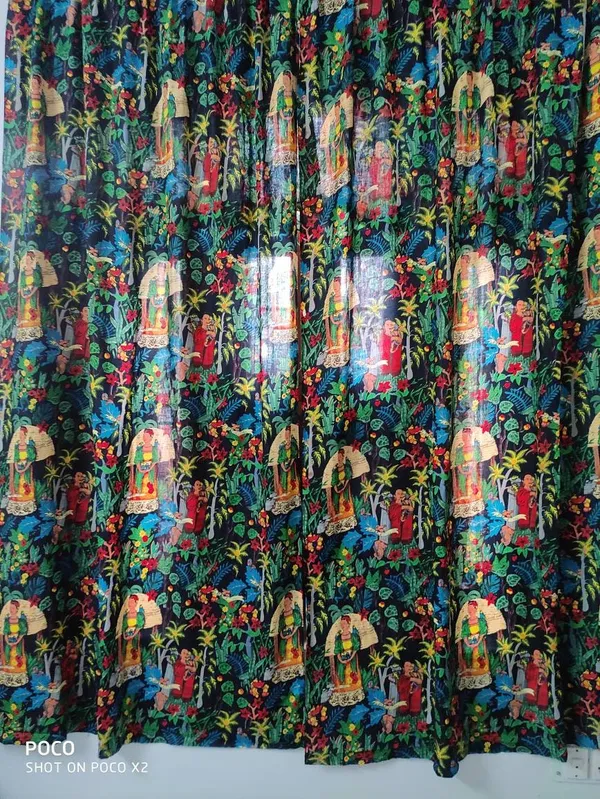Frida_Kahlo_Inspired_Curtains:_Hand_Block_Print,_Boho_Decor_(Set_Of_Two)