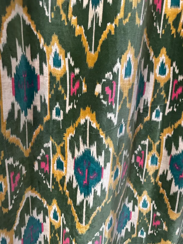 Olive_Velvet_Curtains:_Vintage_Style_Geometric_Print_Boho_Drapes
