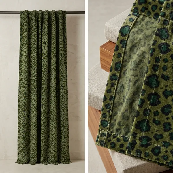 Olive_Leopard_Print_Velvet_Curtain:_Boho_Luxury_Drapes