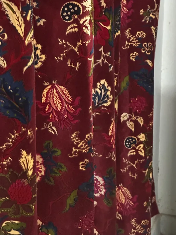 Vintage_Style_Cotton_Velvet_Curtain:_Wine_Red_Boho_Drapes_-_Custom_Size