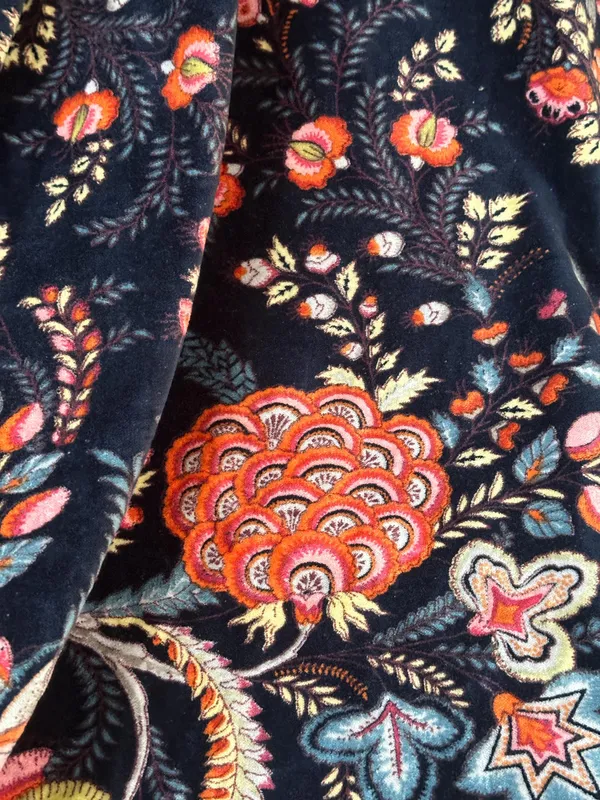 Floral_Print_Cotton_Velvet_Fabric:_Indian_Style_Upholstery,_Quilting