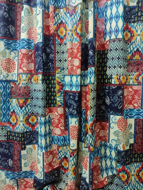Boho_Cotton_Curtain_Set:_Patchwork_Print,_Semi_Sheer_Drapes