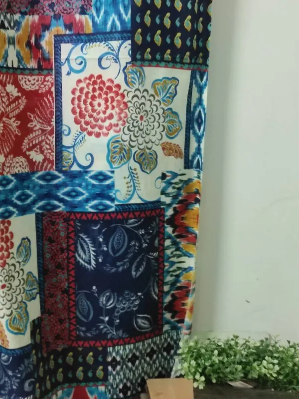 Boho_Cotton_Curtain_Set:_Patchwork_Print,_Semi_Sheer_Drapes
