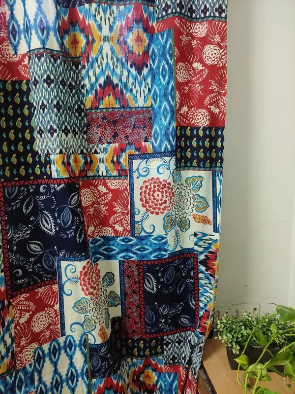 Boho_Cotton_Curtain_Set:_Patchwork_Print,_Semi_Sheer_Drapes