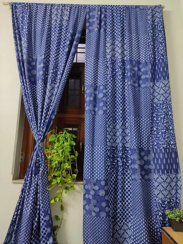 Indigo_Boho_Curtains:_Vintage_Style_Drapes,_Set_Of_2