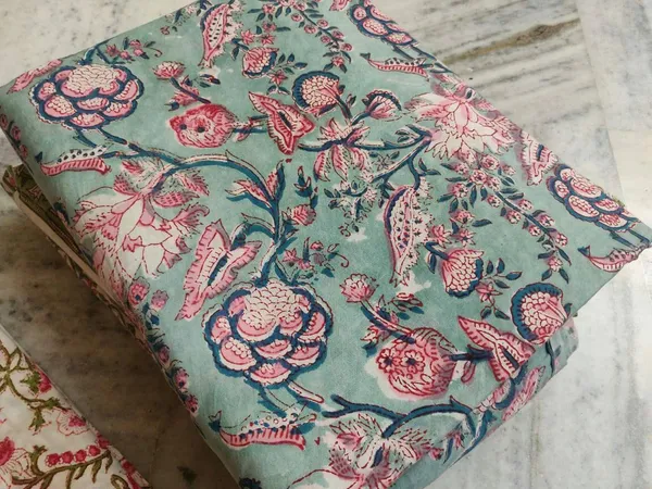 Hand_Block_Print_Fabric:_Floral_Upholstery,_Natural_Dye
