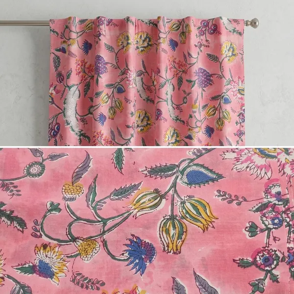 Powder_Pink_Floral_Fabric:_Hand_Block_Print_Cotton,_44_Inch_Wide