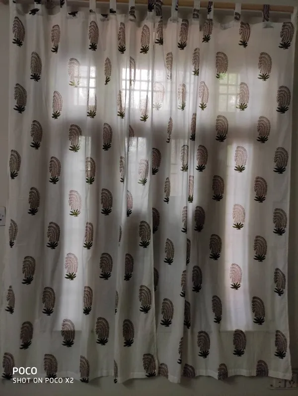Indian_Hand_Block_Print_Curtains:_Set_Of_Two,_Door_&_Window_Decor