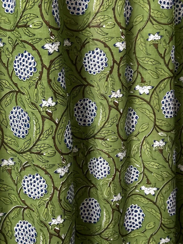 Hand_Block_Printed_Curtains_Floral_Cotton,_Bohemian_Farmhouse_Style,_Set_Of_2_,Curtain_Panels:_Boho_Drapes.