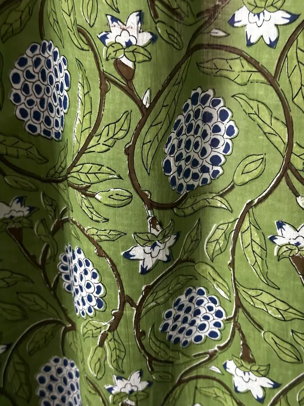 Hand_Block_Printed_Curtains_Floral_Cotton,_Bohemian_Farmhouse_Style,_Set_Of_2_,Curtain_Panels:_Boho_Drapes.
