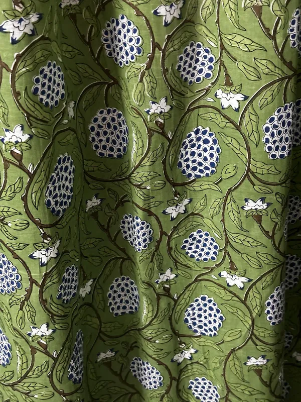 Hand_Block_Printed_Curtains_Floral_Cotton,_Bohemian_Farmhouse_Style,_Set_Of_2_,Curtain_Panels:_Boho_Drapes.