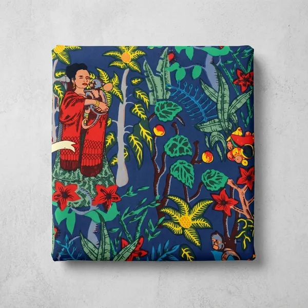 Frida_Kahlo_Print_Fabric:_Soft_Cotton,_Mexican_Painter_Inspired