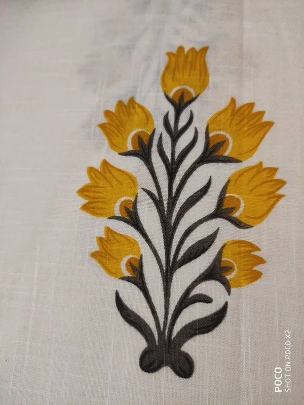 Floral_Print_Cotton_Linen_Fabric:_Screen_Print_Design