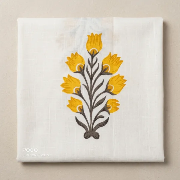 Floral_Print_Cotton_Linen_Fabric:_Screen_Print_Design