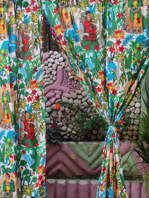 Frida_Kahlo_Curtain:_Pom_Pom_Lace,_Boho_Decor_(Set_Of_Two)