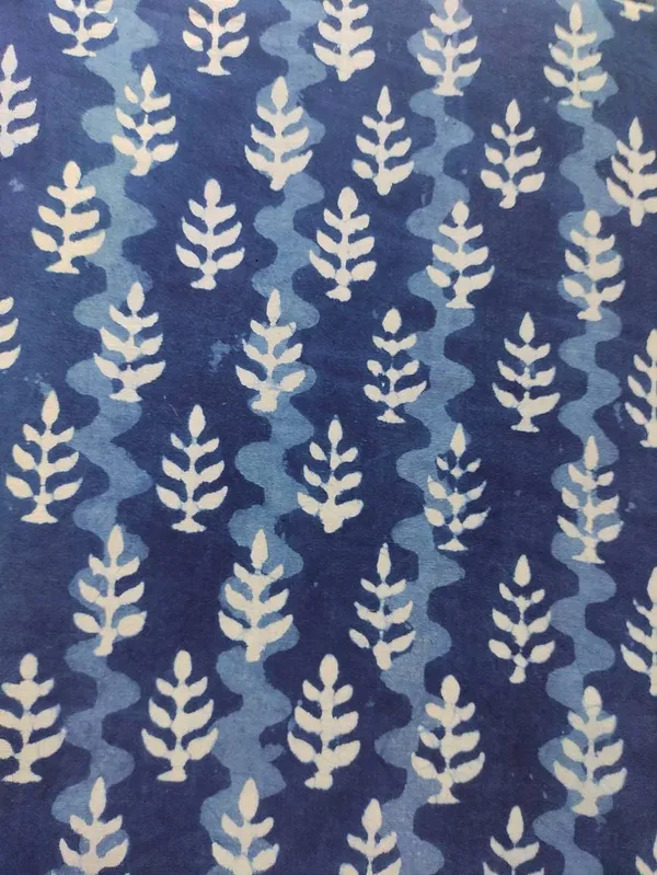 Indigo_Blue_Floral_Print_Cotton_Fabric:_Hand_Block_Print