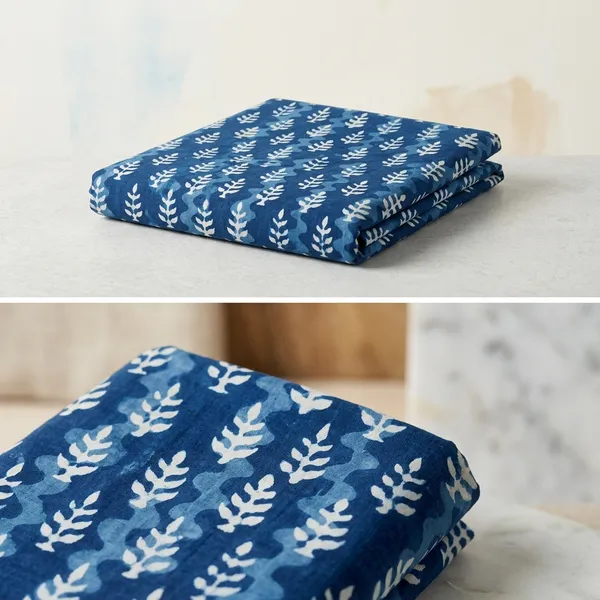 Indigo_Blue_Floral_Print_Cotton_Fabric:_Hand_Block_Print