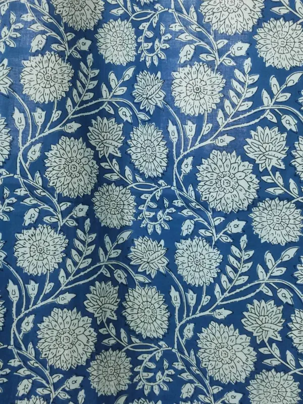 Blue_Floral_Print_Cotton_Curtains:_Boho_Drapes,_Set_Of_2
