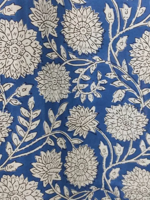 Blue_Floral_Print_Cotton_Curtains:_Boho_Drapes,_Set_Of_2