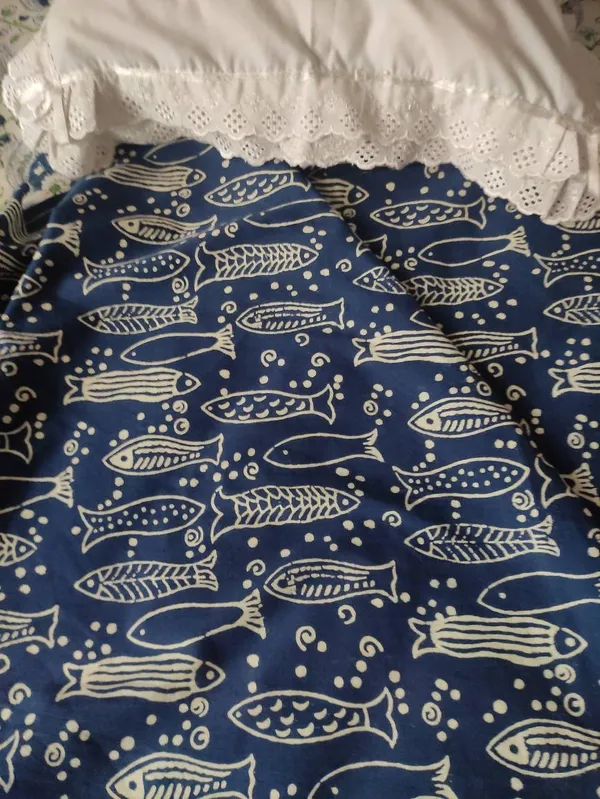 Indigo_Hand_Block_Cotton_Fabric:_Fish_Print,_44"_Wide