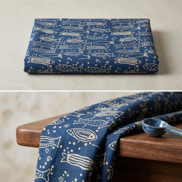 Indigo_Hand_Block_Cotton_Fabric:_Fish_Print,_44"_Wide