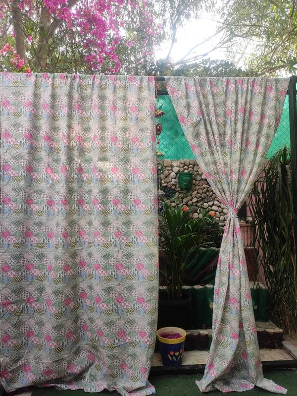 Block_Print_Cotton_Curtain_Set:_Pastel_Semi_Sheer_Drapes_(44"_Wide)