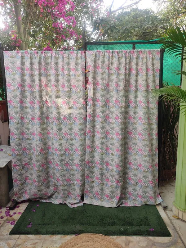 Block_Print_Cotton_Curtain_Set:_Pastel_Semi_Sheer_Drapes_(44"_Wide)