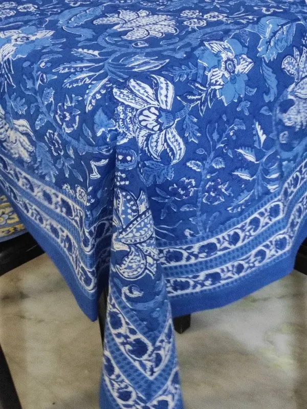 Indian_Block_Print_Tablecloth:_Floral_Cotton_Farmhouse_Table_Cover