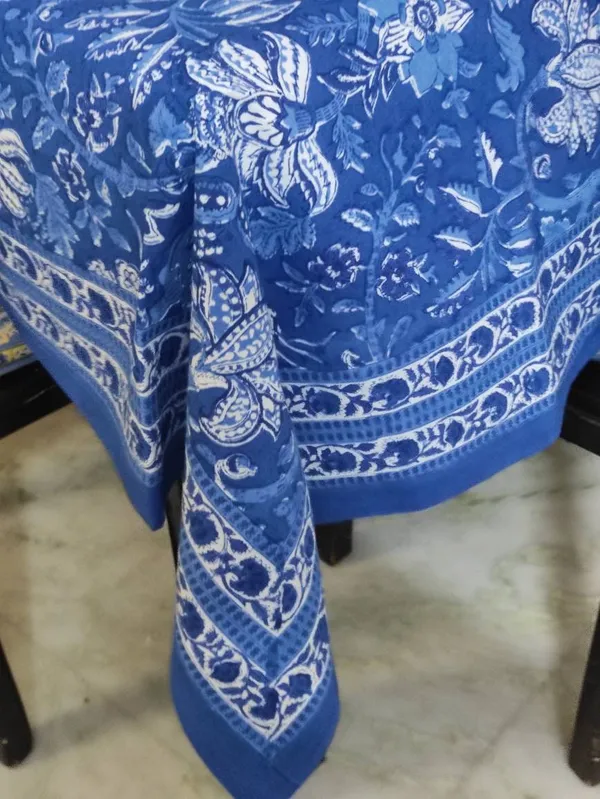 Indian_Block_Print_Tablecloth:_Floral_Cotton_Farmhouse_Table_Cover