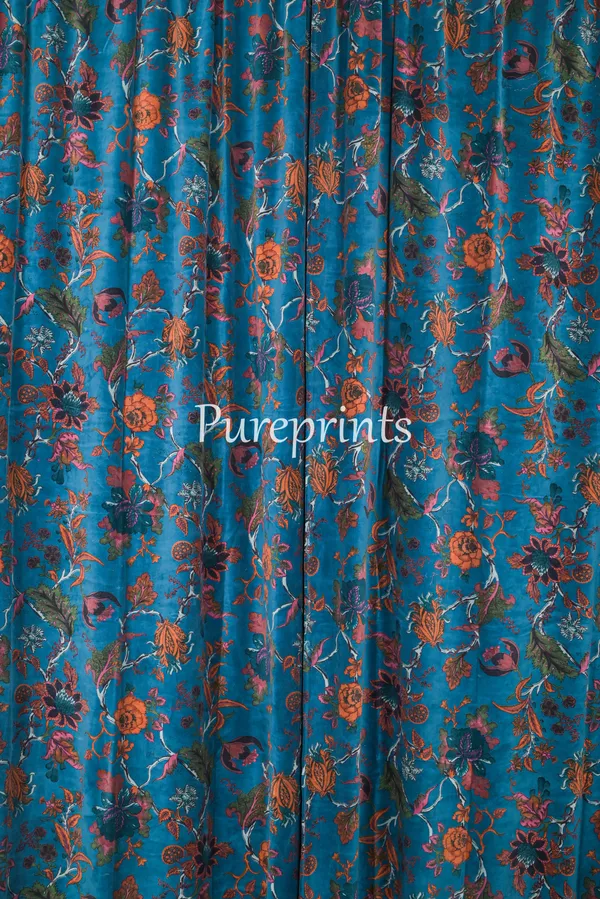 Teal_Blue_Floral_Velvet_Curtains:_Boho_Luxury_Drapes