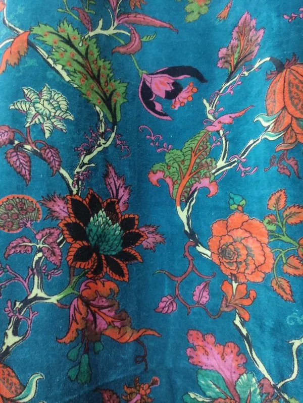 Teal_Blue_Floral_Velvet_Curtains:_Boho_Luxury_Drapes